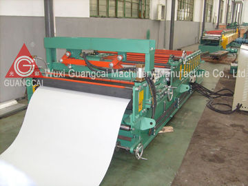 Folding Roll Forming Equipment / Glazed Aluminum Tile Cold Roll Former